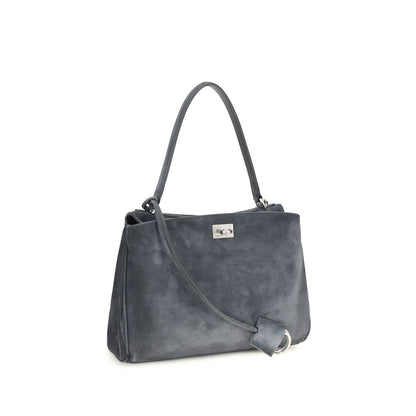 Gray Calf Leather Bos Taurus Handbag