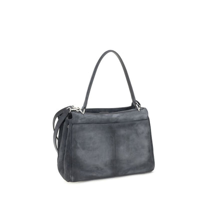 Gray Calf Leather Bos Taurus Handbag