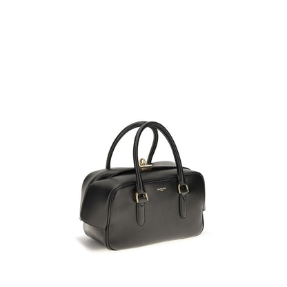 Black Lamb Leather Handbag