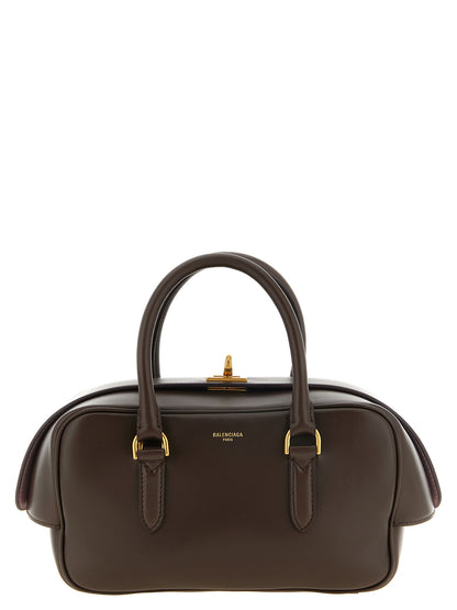 Brown Lamb Leather Handbag