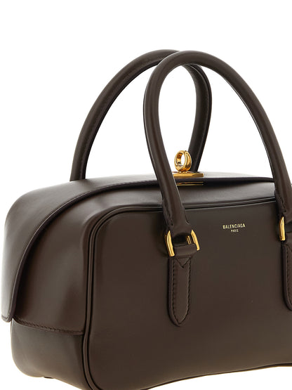 Brown Lamb Leather Handbag