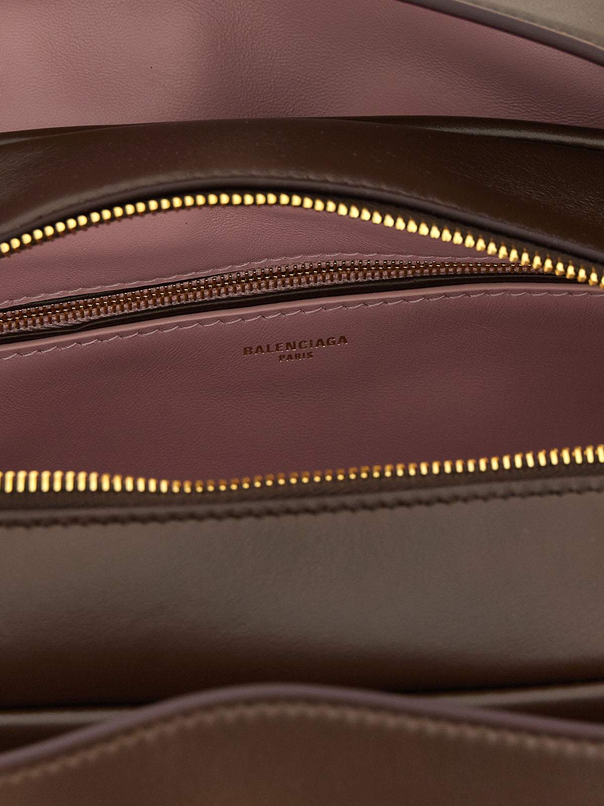 Brown Lamb Leather Handbag