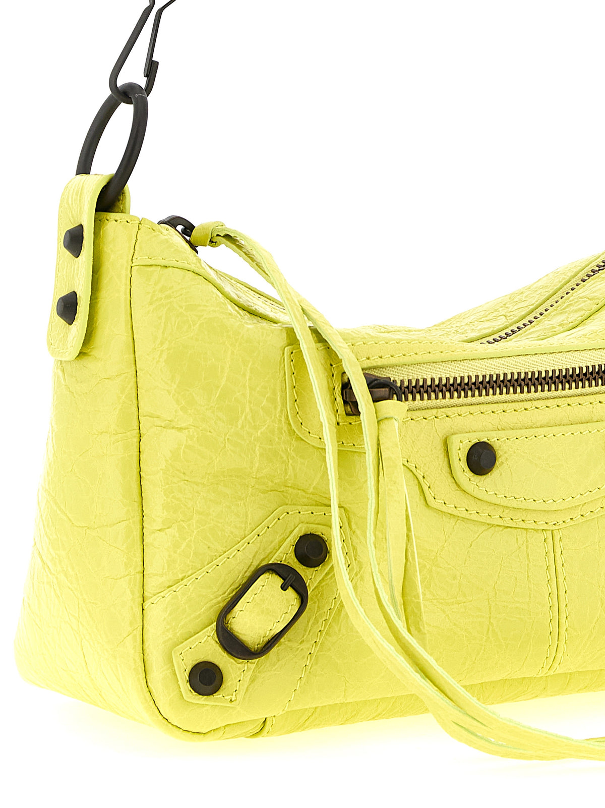 Multicolor Lamb Leather Shoulder Bag