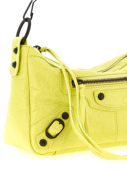 Multicolor Lamb Leather Shoulder Bag
