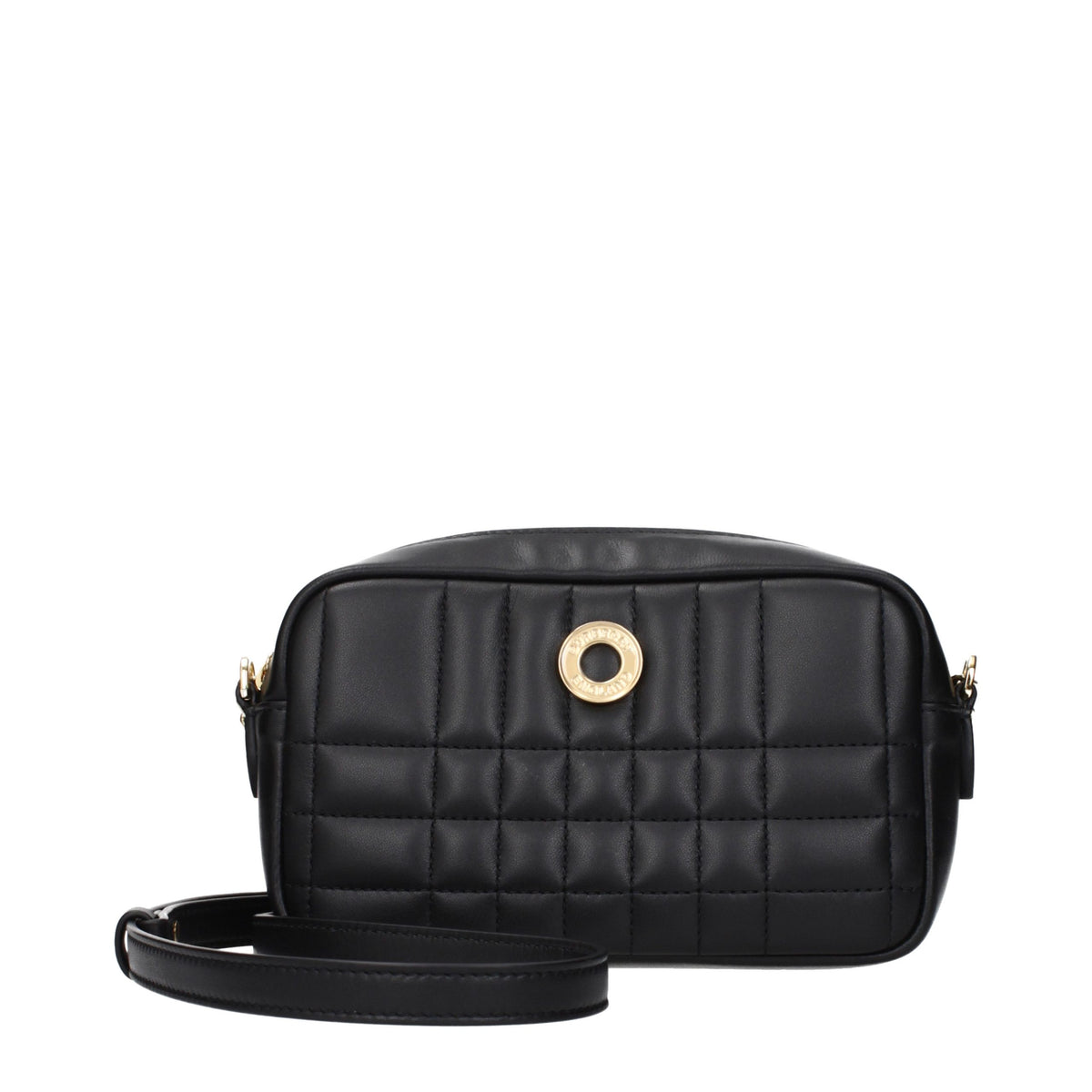 Black Leather Crossbody Bag