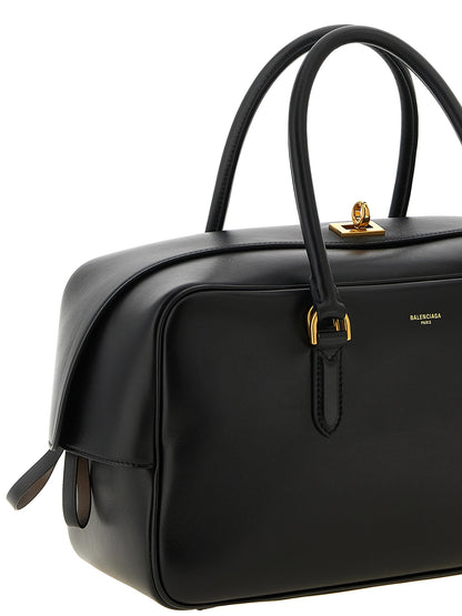 Black Lamb Leather Handbag