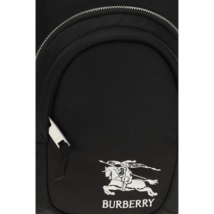 Black Fabric Shoulder Bag