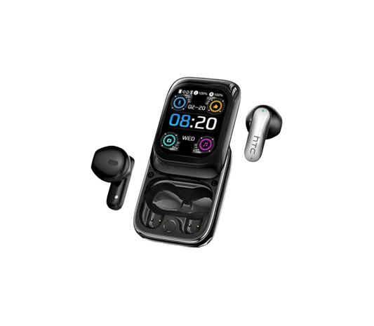 HTC NE48 AI Translation TWS Earbuds with HD Touchscreen