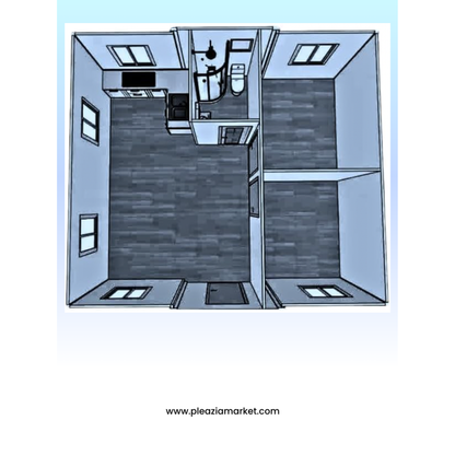 Foldable prefabricated house