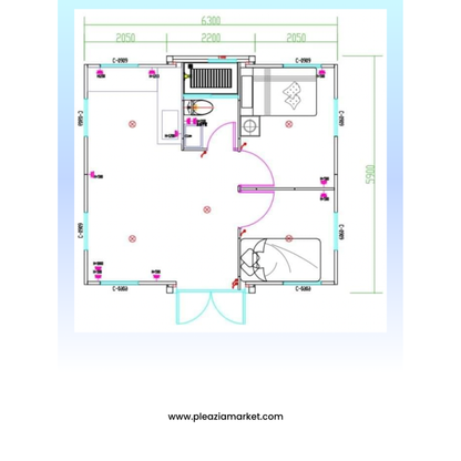Foldable prefabricated house