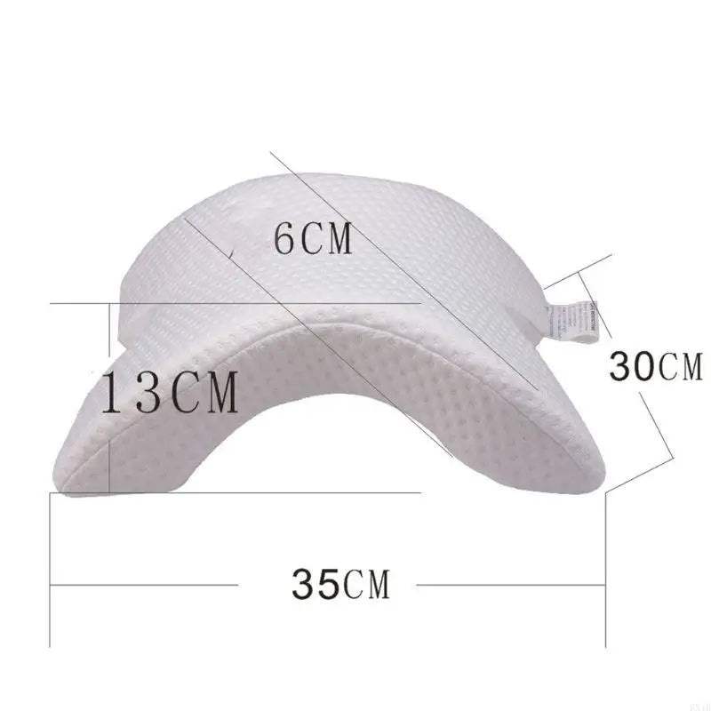 Memory Foam Pillow Tunnel Slow Rebound Pressure Pillow Arm Pillow Spooning Pillow Arched Neck Cervical Pillow for Travel