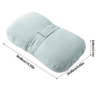 Knee Pillow for Side Sleepers，Support Leg Pillow for Hip & Back Pain, Plush Bind Belt & Machine Washable