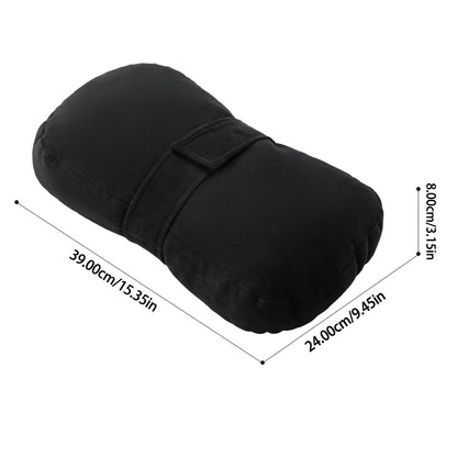 Knee Pillow for Side Sleepers，Support Leg Pillow for Hip & Back Pain, Plush Bind Belt & Machine Washable